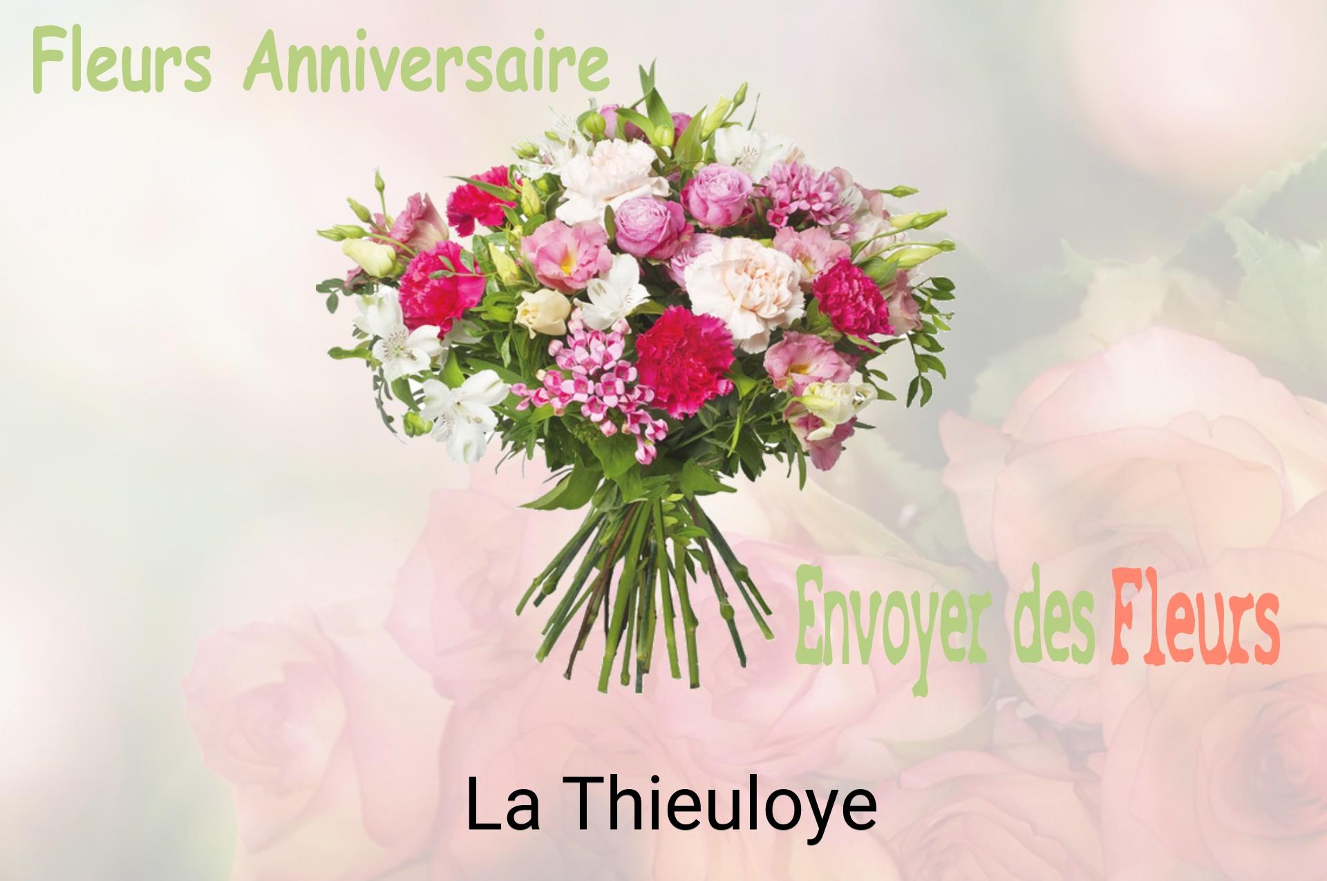 Bouquet de fleurs d’anniversaire livré à La Thieuloye