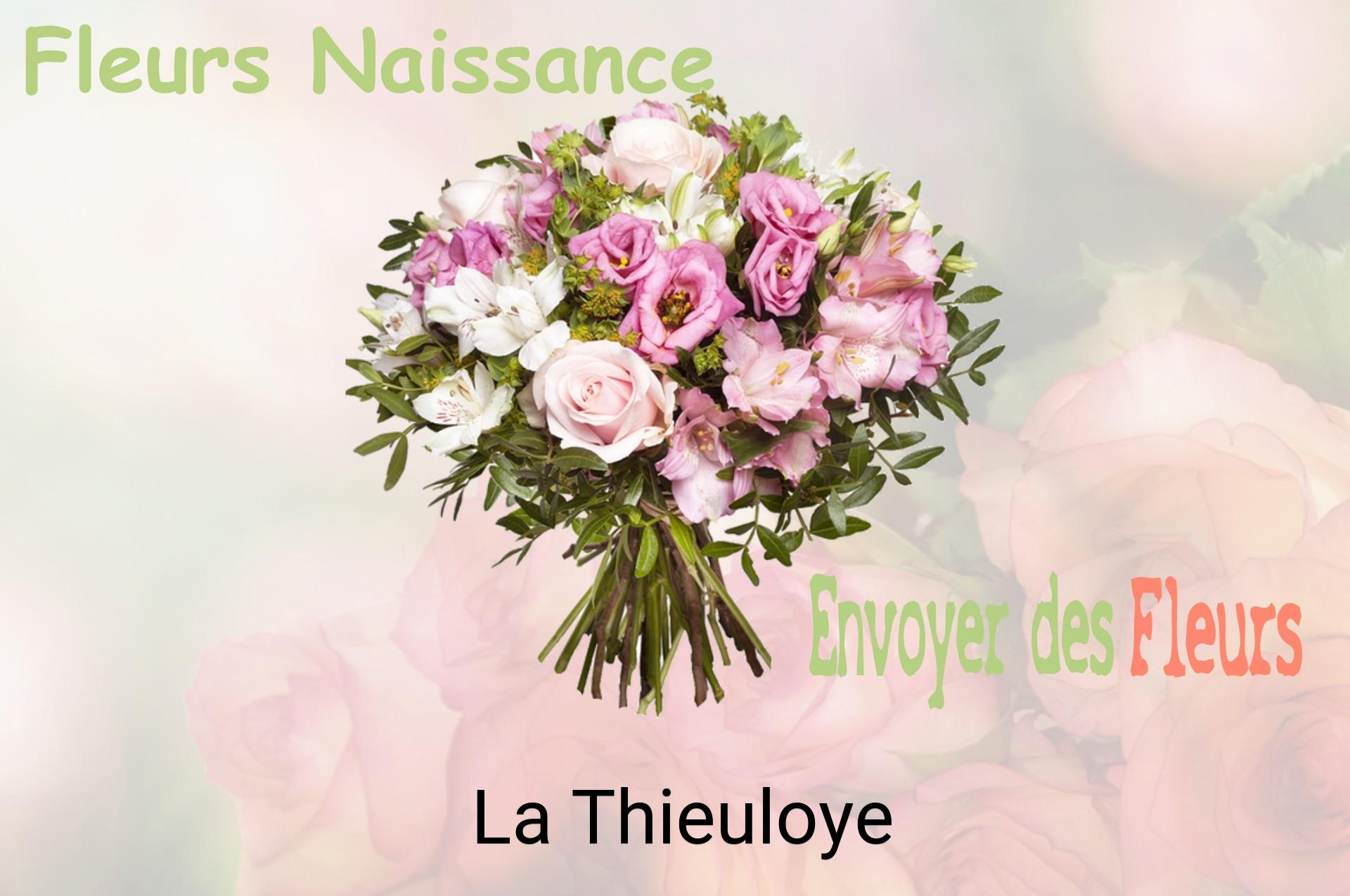 Bouquet de fleurs de naissance livré à La Thieuloye